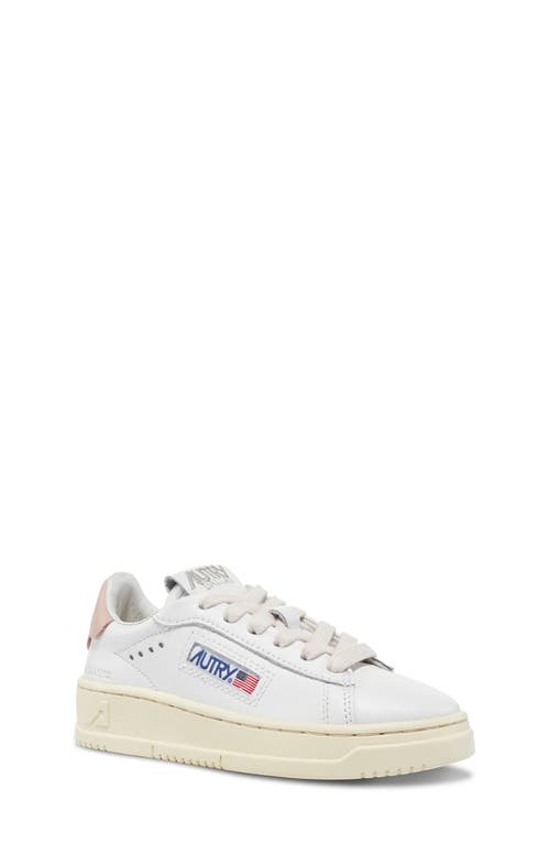 Shop Autry Dallas Water Resistant Sneaker In White/powder