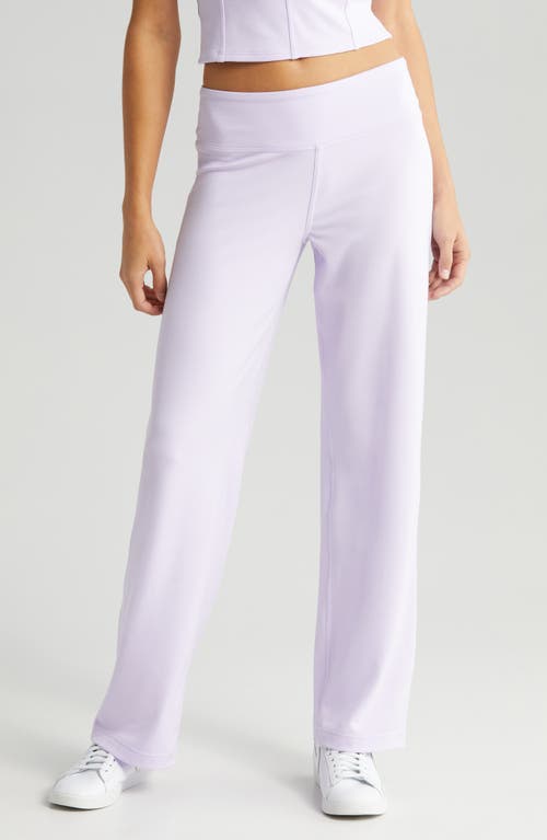 zella Soft Agile Wide Leg Pants Purple Secret at Nordstrom,