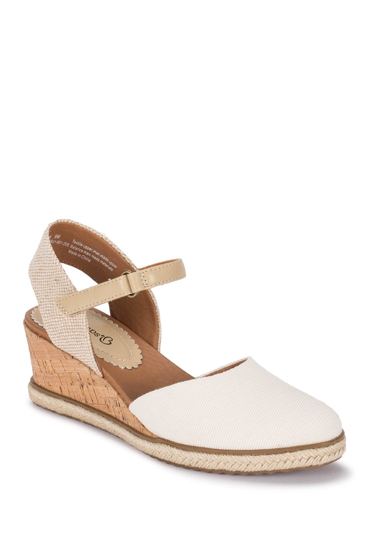 Baretraps Women's Ocean Platform Wedges Women's Shoes In Cream