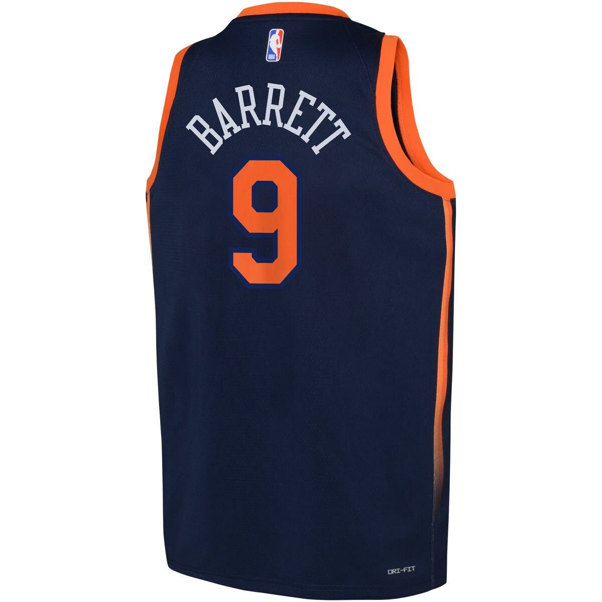 Jordan Brand Youth Jordan Brand RJ Barrett Navy New York Knicks ...