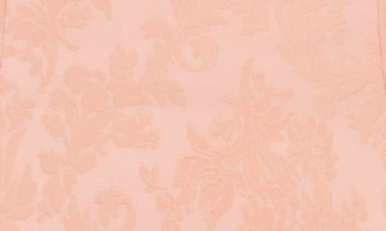 House Of Cb Rosalinda Jacquard Minidress In Peach Parfait