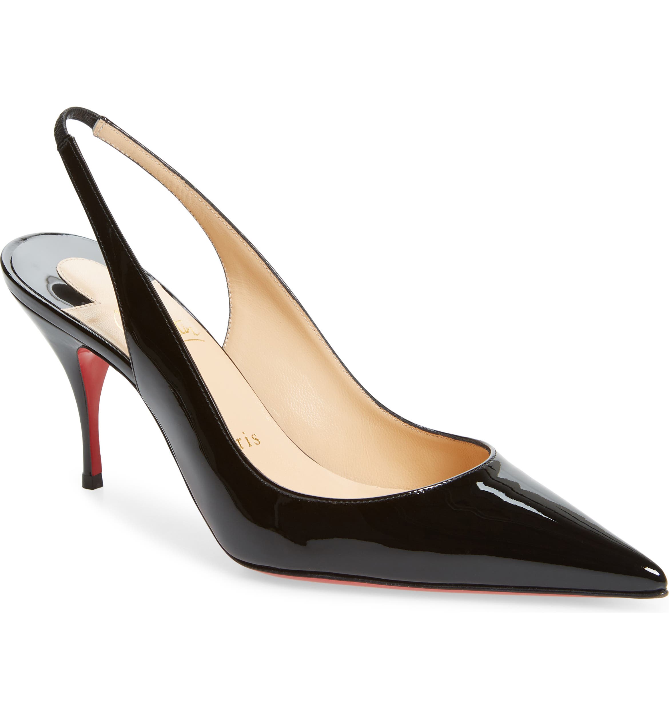 Christian Louboutin Clare Pointed Toe Slingback Pump (Women) | Nordstrom