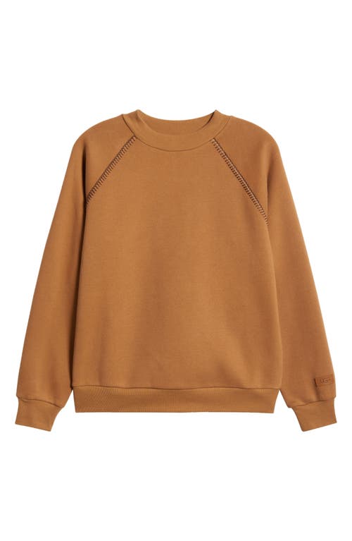 Ugg(r) Classic Cotton Blend Sweatshirt In Chestnut
