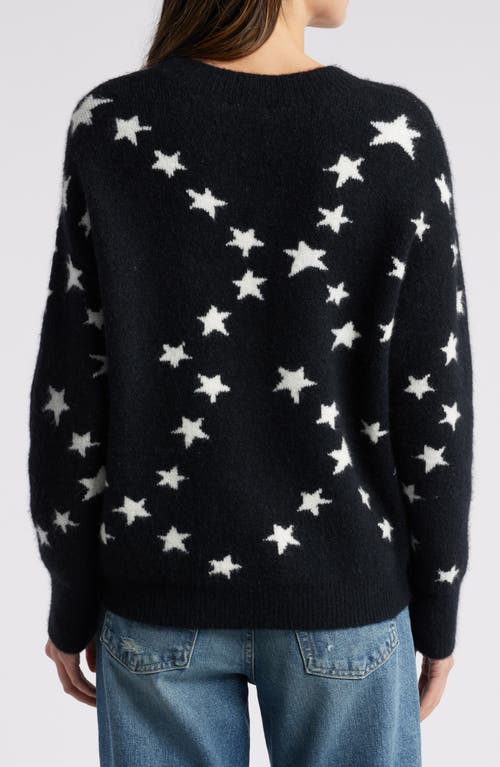 Shop Rails Kana Star Crewneck Sweater In Star Chain