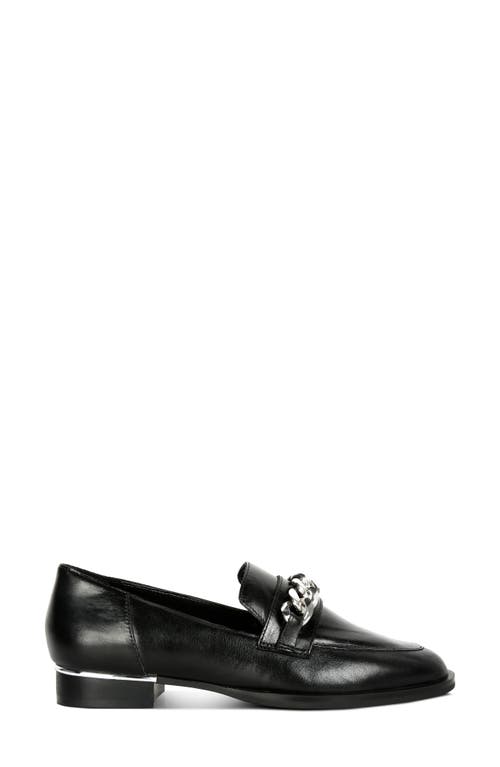 Rag & Co Pola Chain Bit Loafer In Black