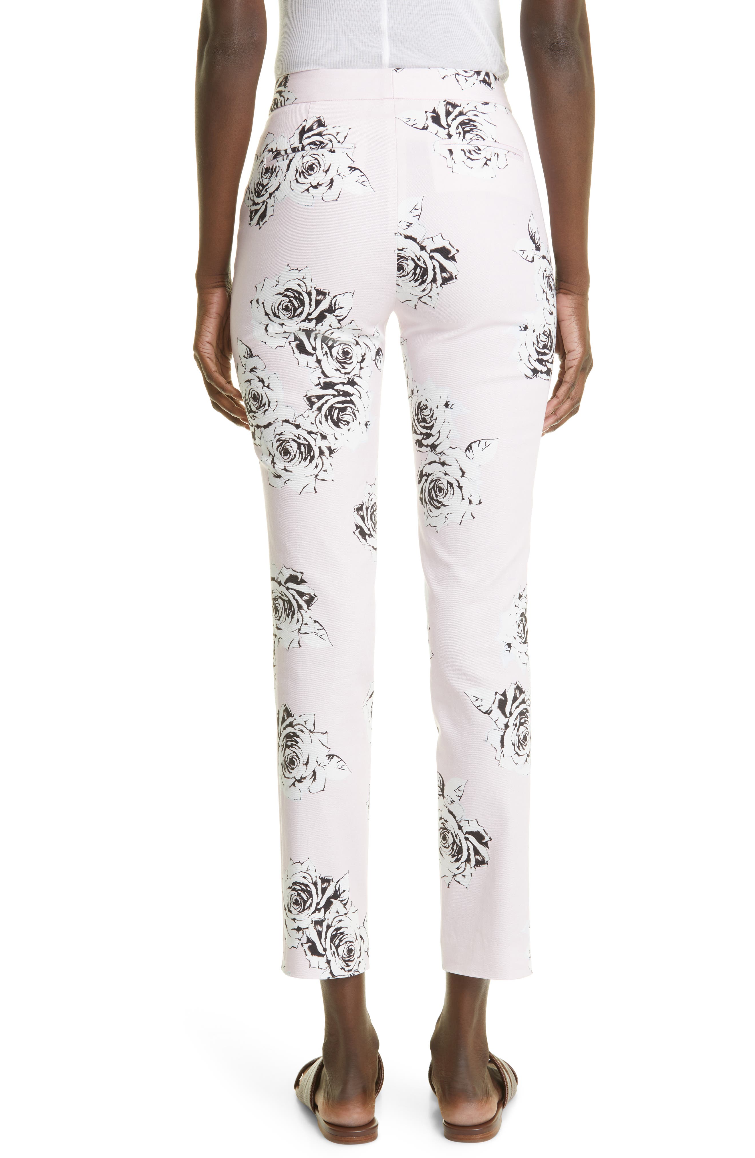 Adam Lippes Floral Print Cigarette 