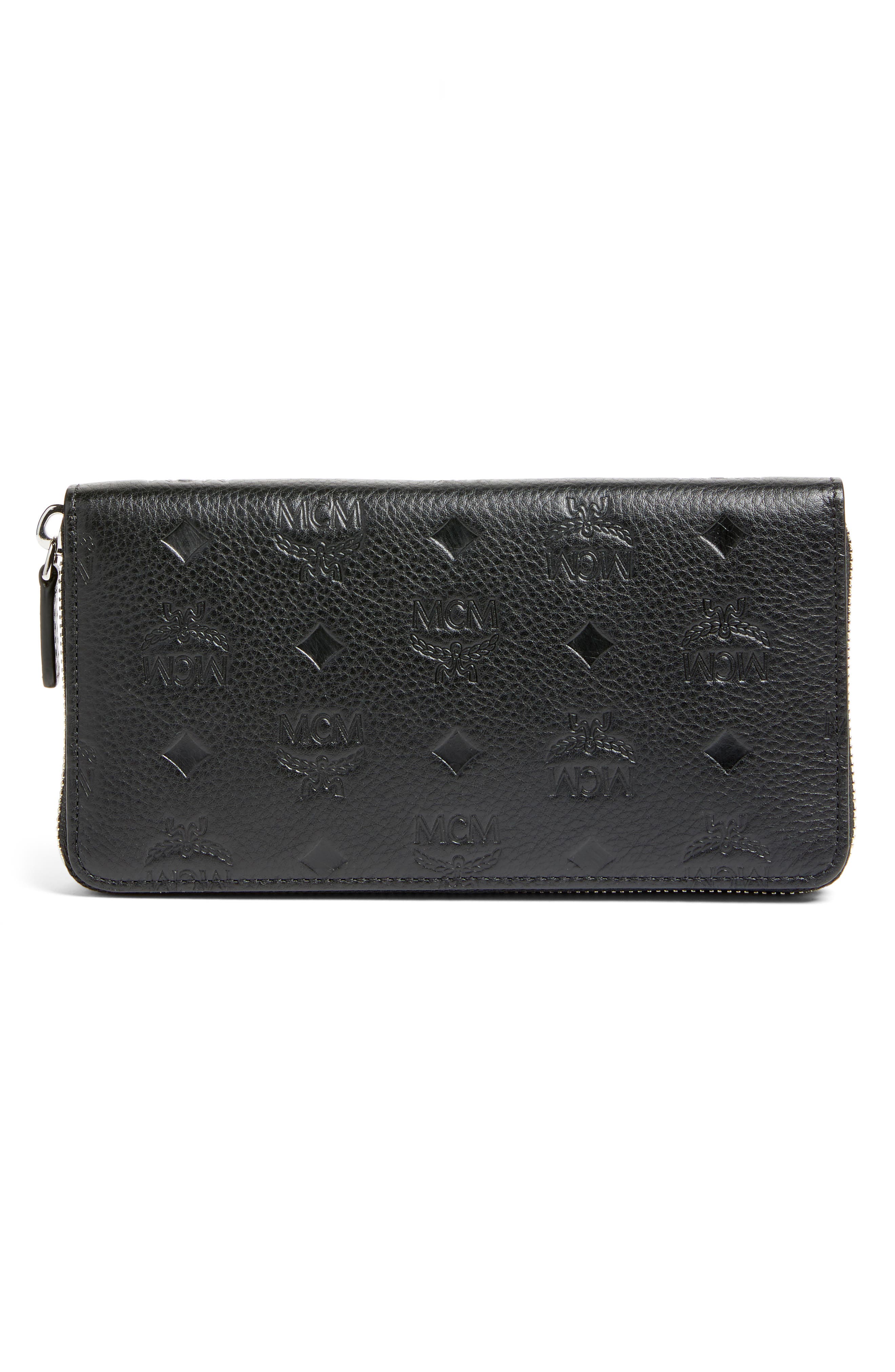 MCM Monogram Embossed Leather Wallet Nordstrom