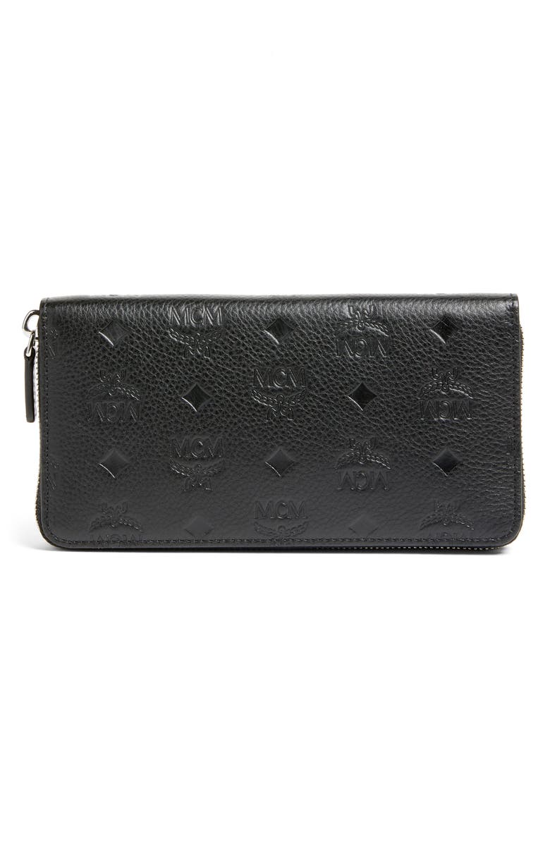 MCM Monogram Embossed Leather Wallet | Nordstrom