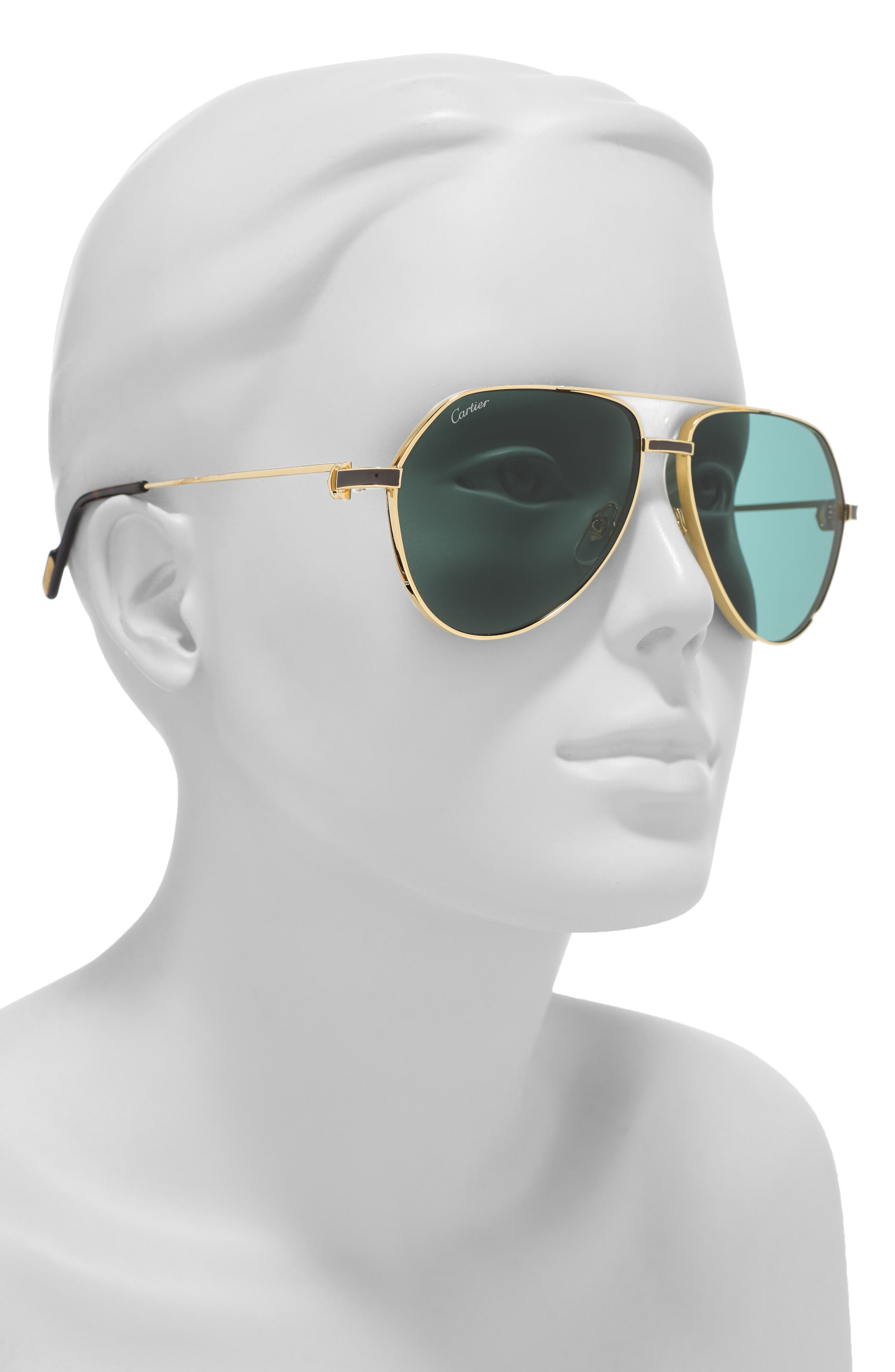 61mm aviator sunglasses