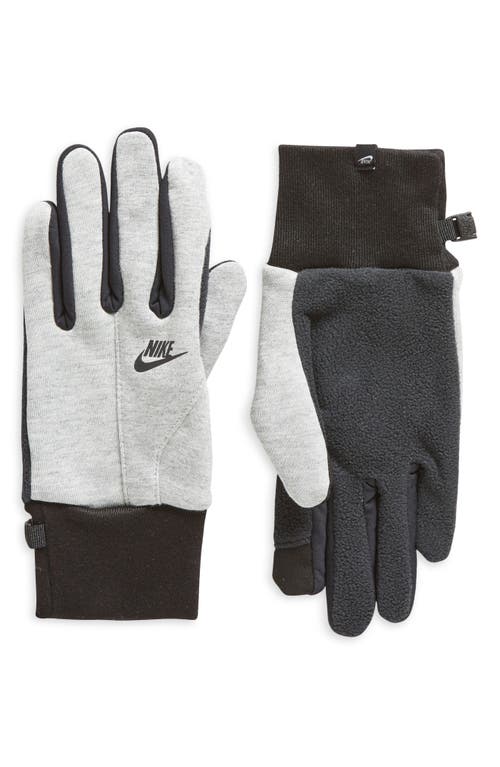 Nike Tech Fleece 2.0 Touchscreen Gloves Grey at Nordstrom,