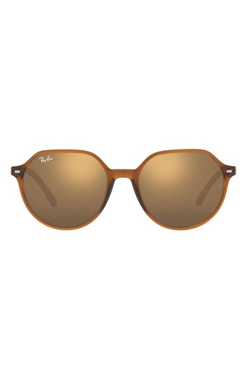 Ray-Ban Thalia 53mm Mirrored Square Sunglasses in Transparent