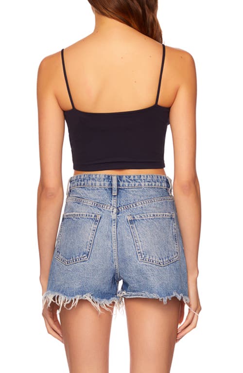 Susana Monaco Cropped Camisole Top In Midnight