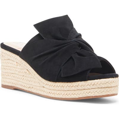 Sole Society Carima Espadrille Wedge, Black