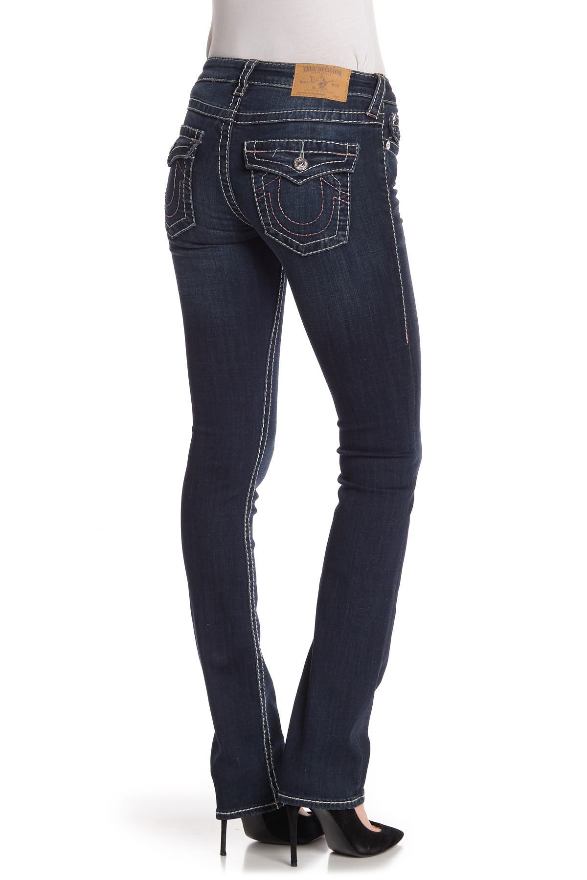 Billie Flap Pocket Straight Leg Jeans 