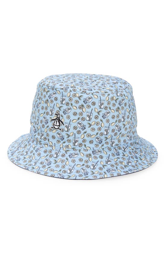 ORIGINAL PENGUIN GOLF REVERSIBLE BUCKET HAT 