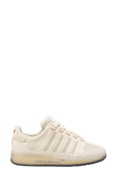 K-swiss Mclaren X Classic Vn Stc Sneaker In Antq Wh/steel Gry