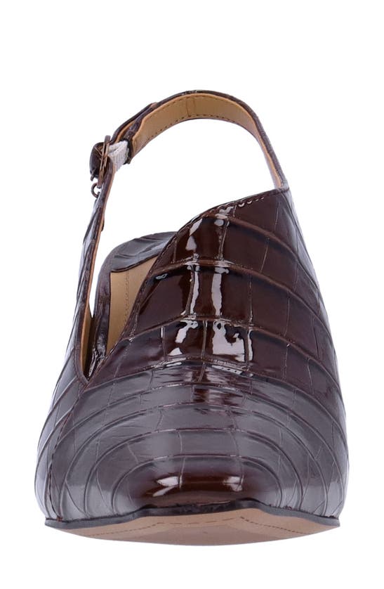 Shop J. Reneé Prissy Slingback Pump In Brown