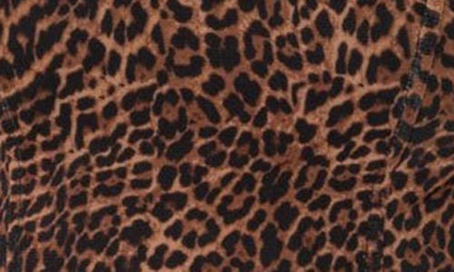 Shop Edikted Edin Leopard Print Mesh Camisole In Brown