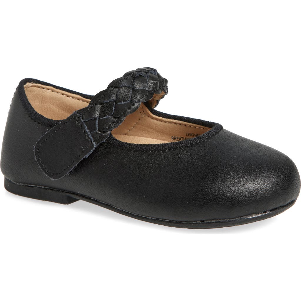 Old Soles Kids' Lady Plat Mary Jane In Nero