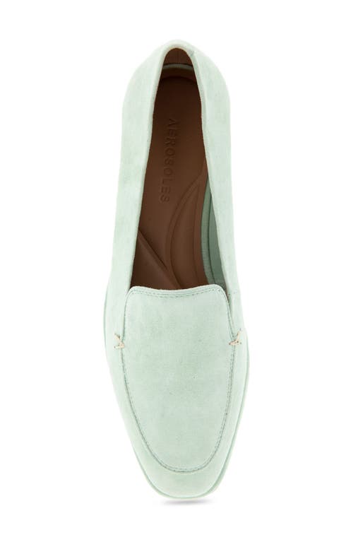 Shop Aerosoles Neo Square Toe Loafer In Gleam Suede