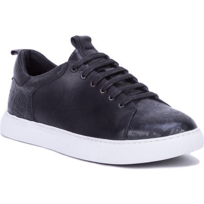 Robert Graham Sanderson Embossed Sneaker- Black