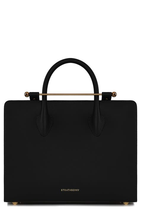 Midi Leather Tote