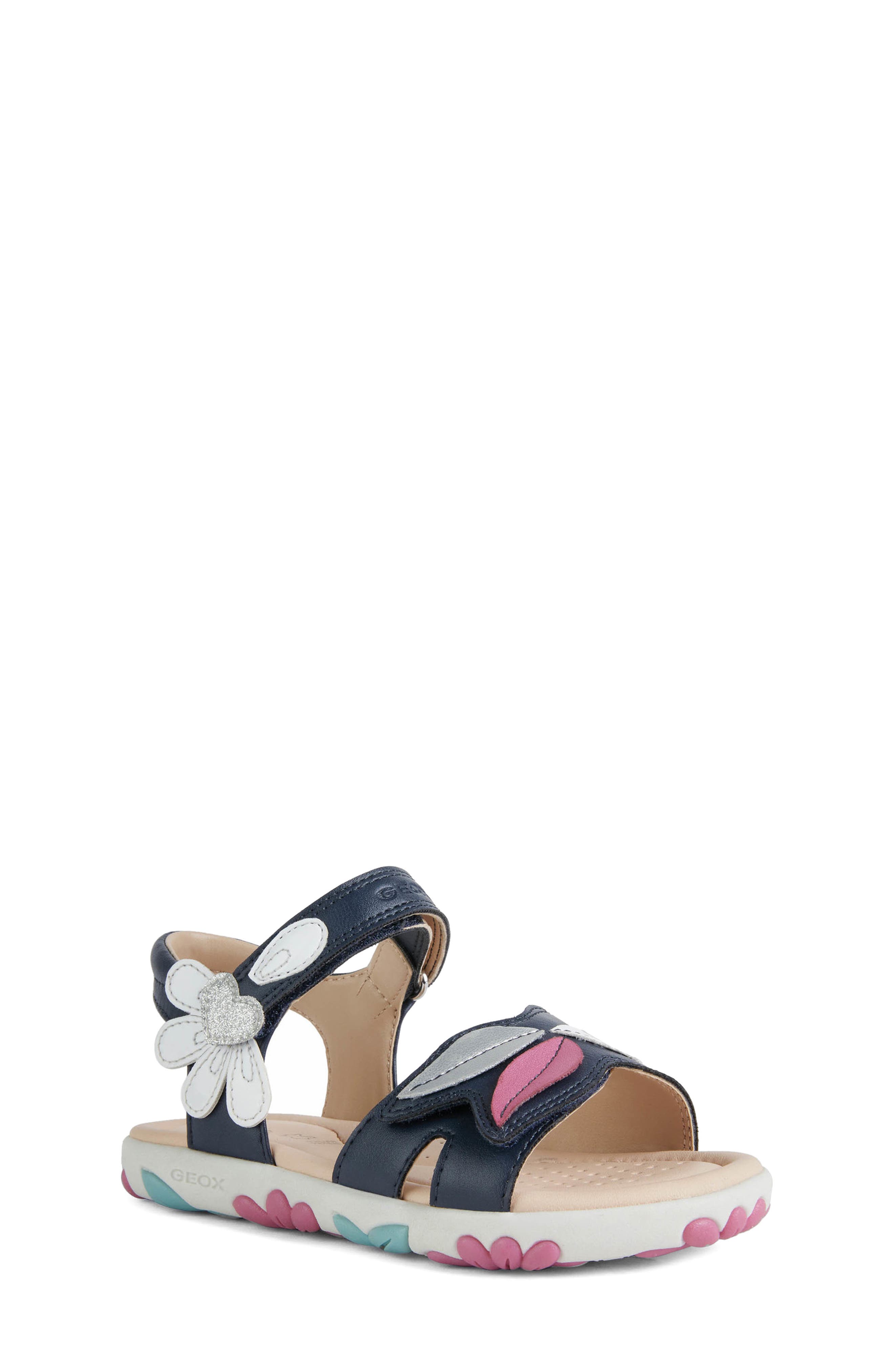 navy flower girl shoes