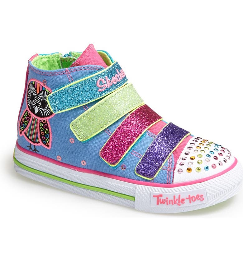 SKECHERS 'Twinkle Toes - Shuffles' Light-Up High Top Sneaker (Walker ...