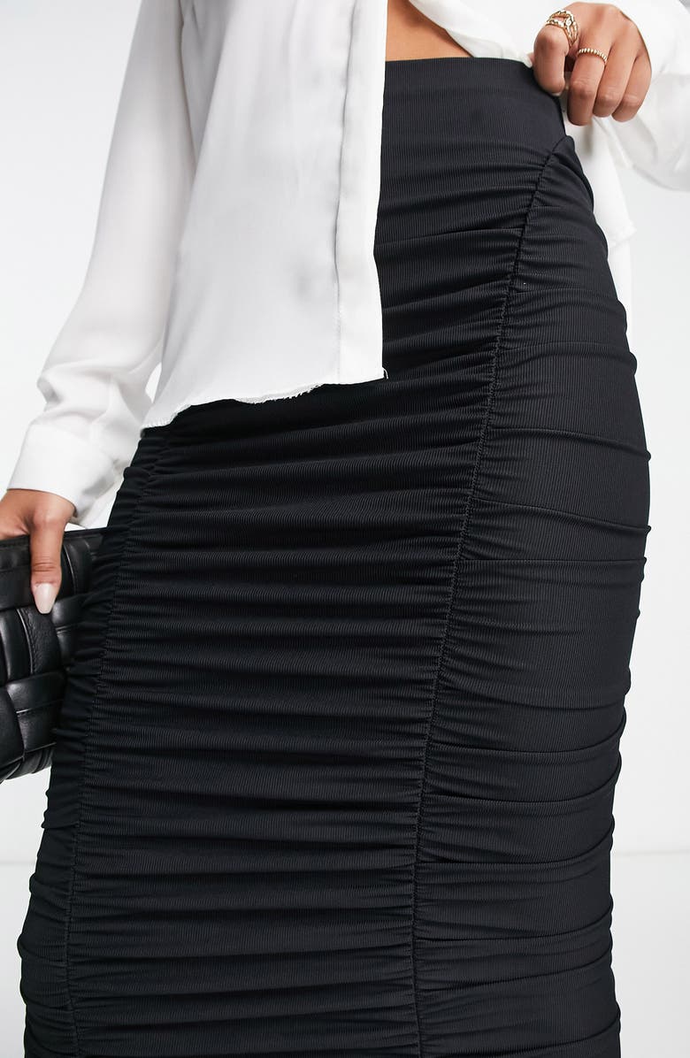Topshop Ruched Jersey Skirt | Nordstrom