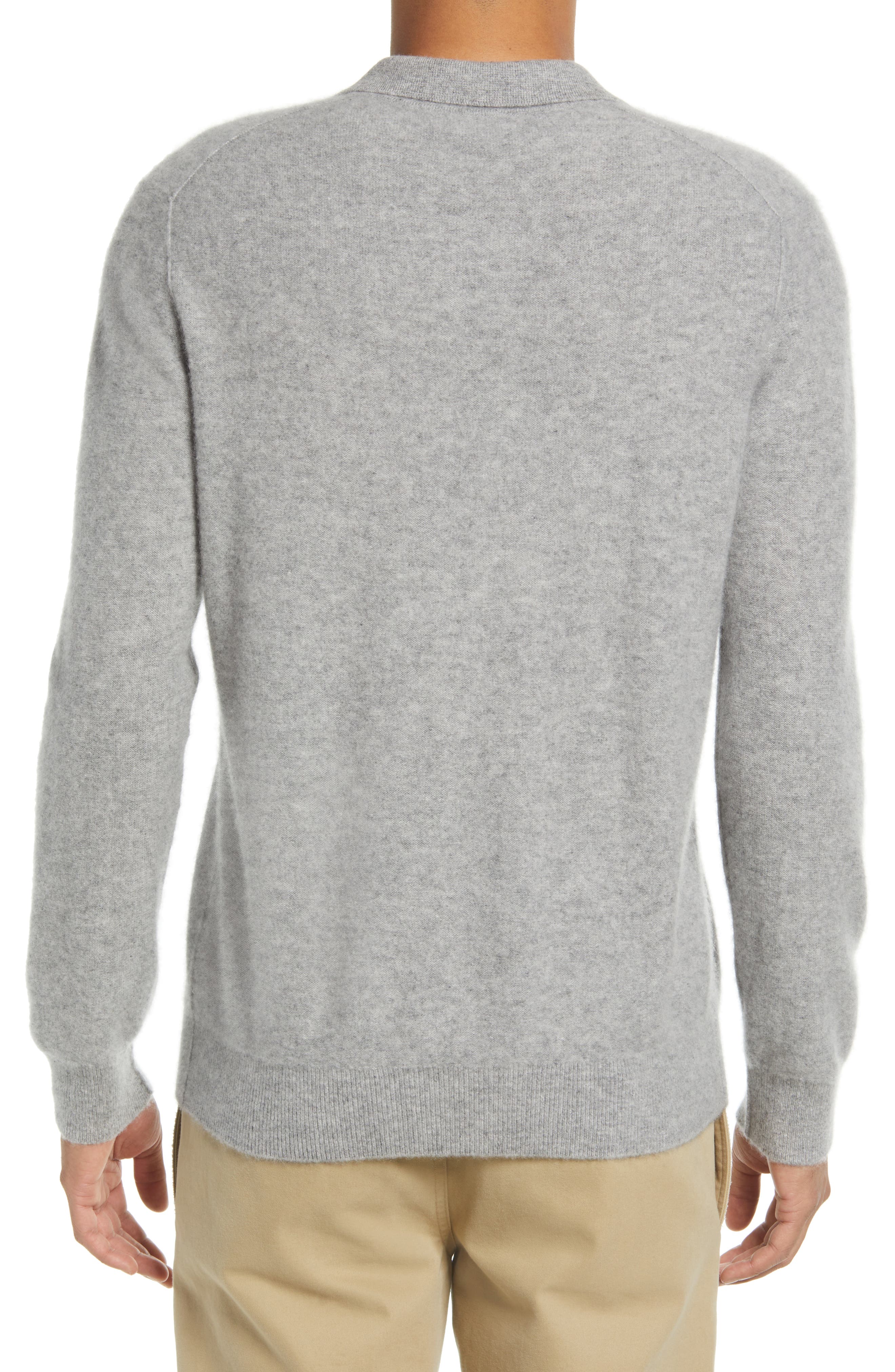 boiled cashmere polo sweater