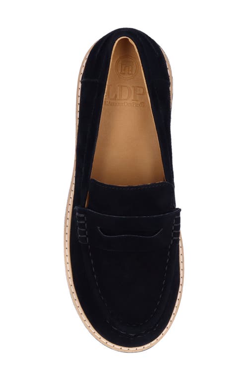 L'amour Des Pieds Yolandi Penny Loafer In Black
