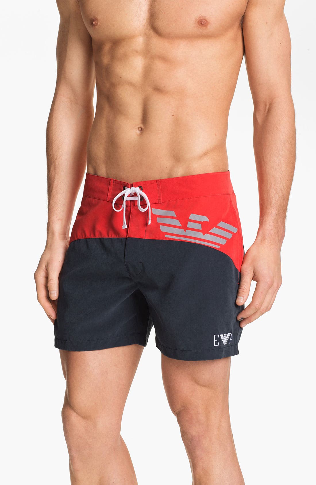 Emporio Armani Colorblock Swim Shorts Nordstrom