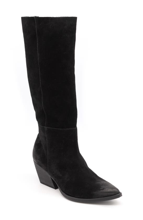Golo West Boot In Black Vintage Suede