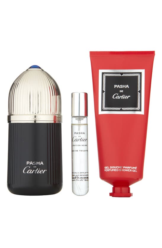 Shop Cartier Pasha De  Édition Noire Eau De Toilette 3-piece Gift Set $143 Value