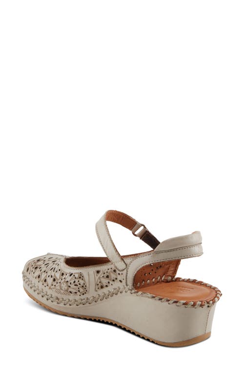 Shop Spring Step Santonio Sandal In Light Grey