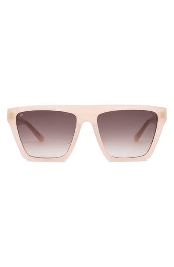 Shop Sito Shades Bender 57mm Gradient Standard Square Sunglasses In Vanilla/minky Gradient