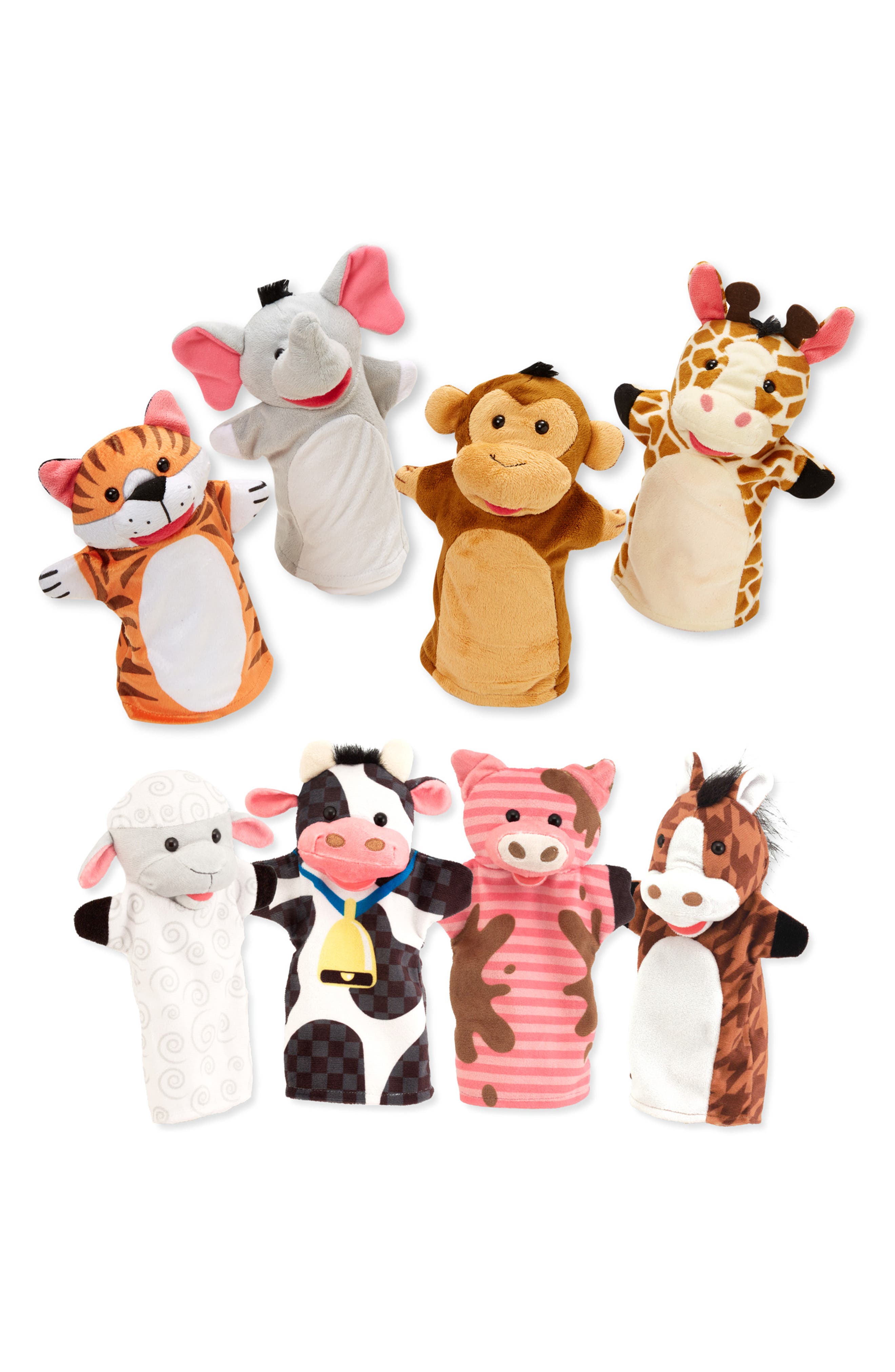 UPC 000772931892 product image for Toddler Girl's Melissa & Doug Farm Friends 4-Piece Hand Puppet Set | upcitemdb.com