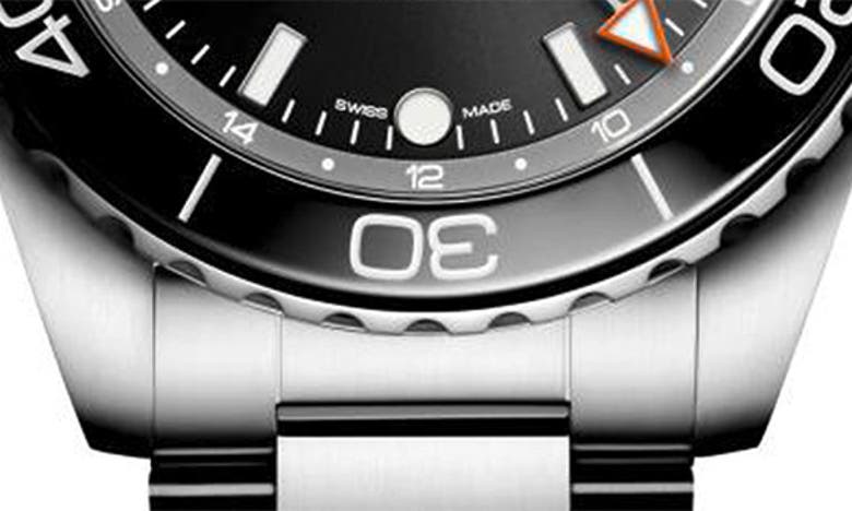 Longines Men's Swiss Automatic Hydroconquest Stainless Steel Steel Bracelet Watch 41mm In Black