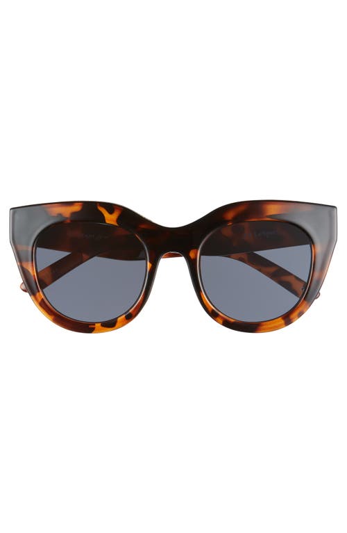 Shop Le Specs Air Heart 51mm Sunglasses In Tortoise/smoke