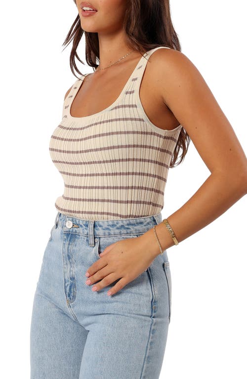Petal And Pup Petal & Pup Milla Stripe Rib Sweater Tank In Multi