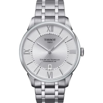 Tissot Chemin Des Tourelles Automatic Bracelet Watch, 42Mm