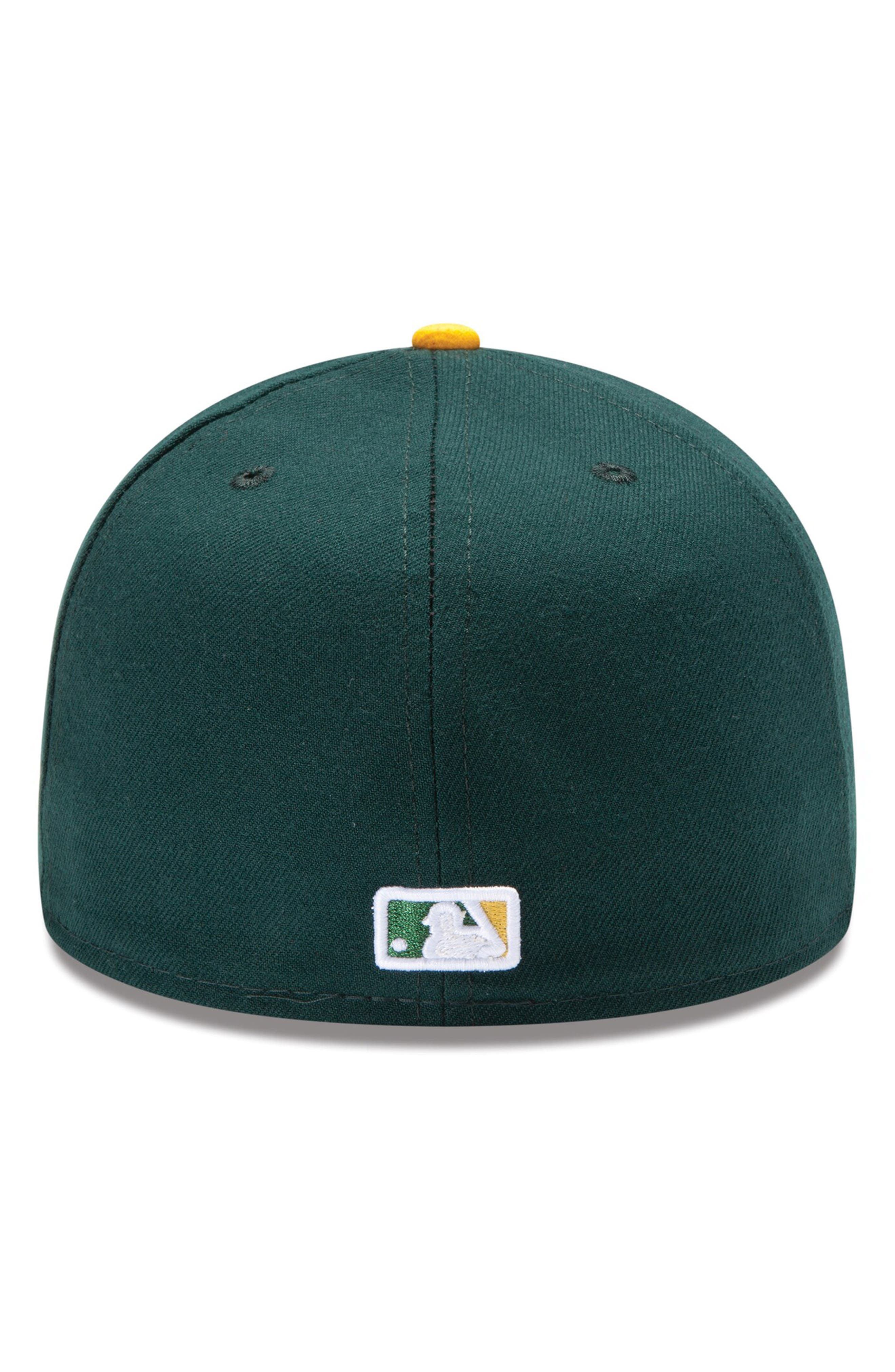 green and yellow oakland a's hat