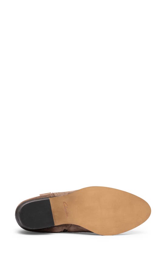 Shop Clarks (r) Octavia Up Western Boot In Taupe Suede