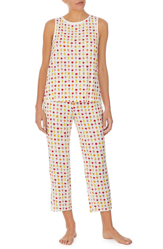 KATE SPADE PRINT CROP PAJAMAS