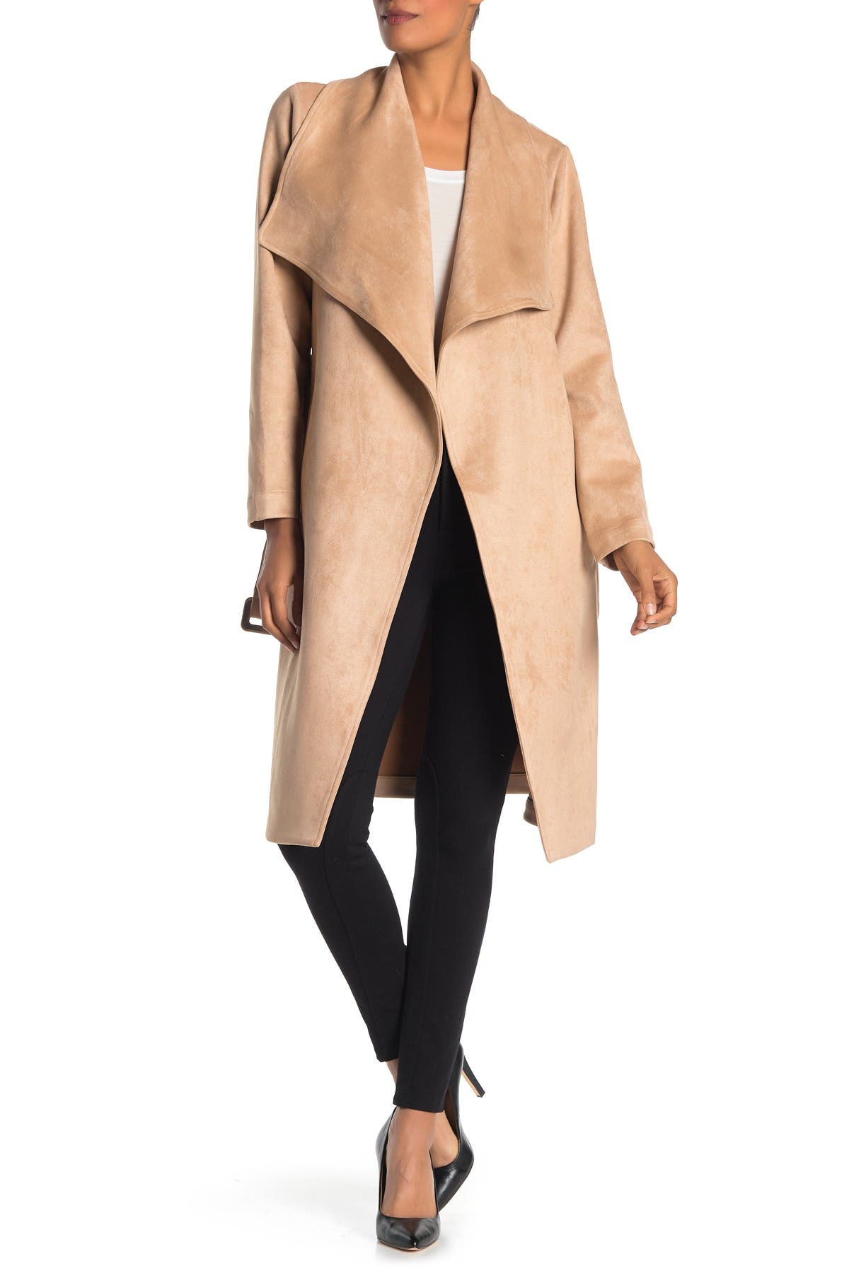 suedette coat