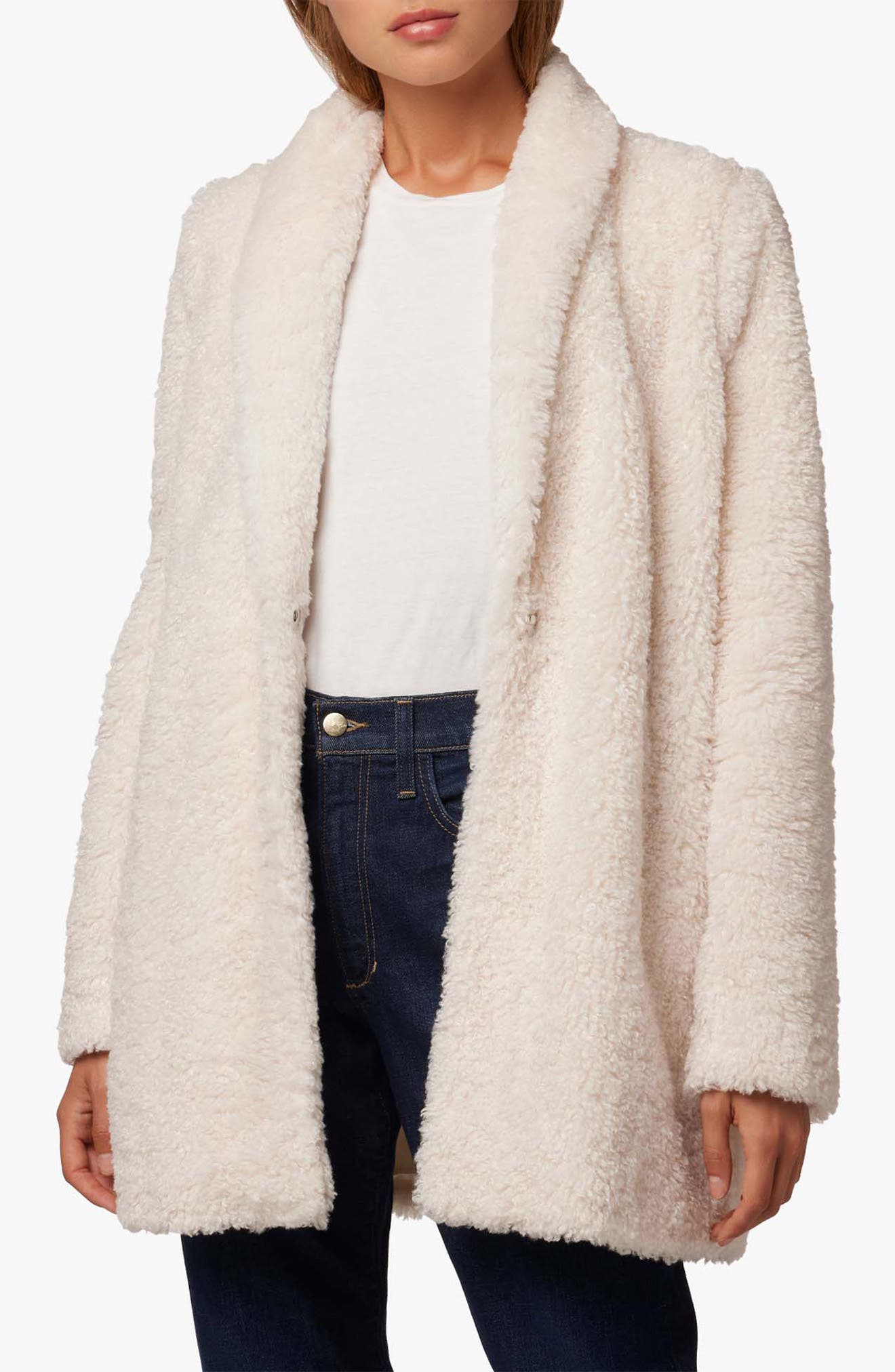 nordstrom shearling coat