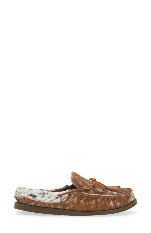 Shop Easymoc Genuine Cow Hair Loafer In Natural Cow Hair