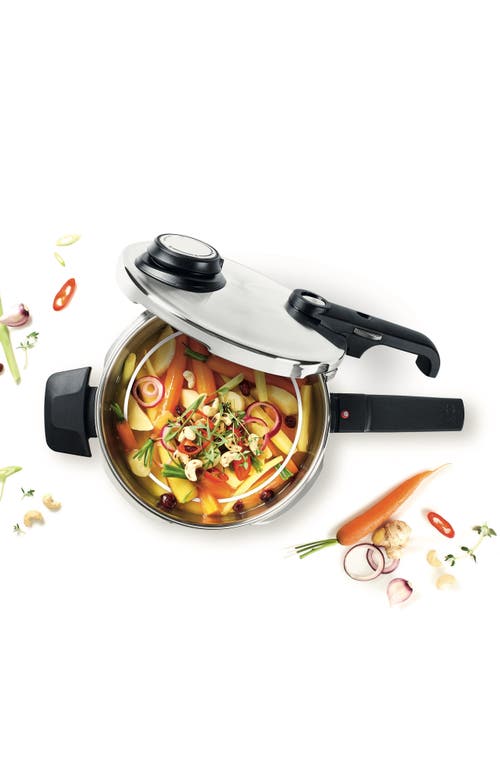 Fissler Vitavit Premium Pressure Cooker Set, With Steamer Insert And Tripod And Glass Lid In Stainless Steel