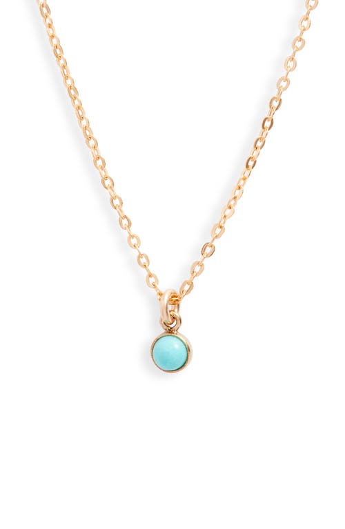 Set & Stones River Turquoise Pendant Necklace in Gold at Nordstrom