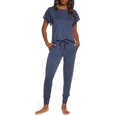 Papinelle Flutter Sleeve Pajamas, Blue